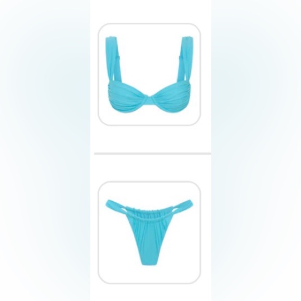 Rhodes Aqua Swimsuit / Bathing suit - Vacay Swimwear